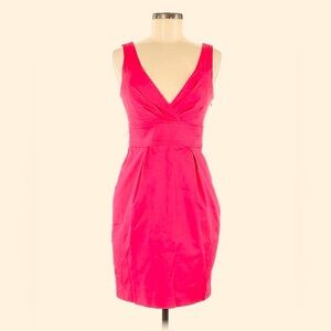 Express Design Studio Sheath dress size 0 Pink hot fuchsia sleeveless party